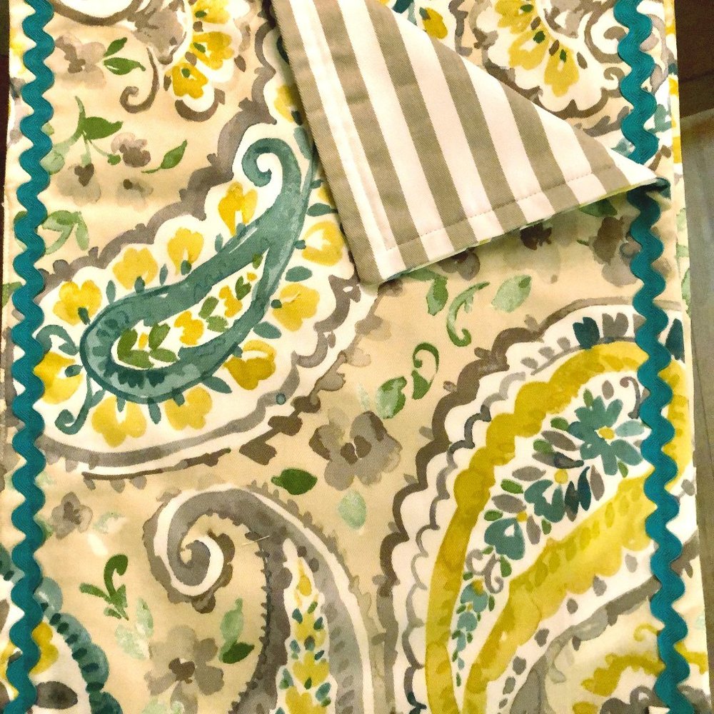 Four Handmade Two-sided Placemats